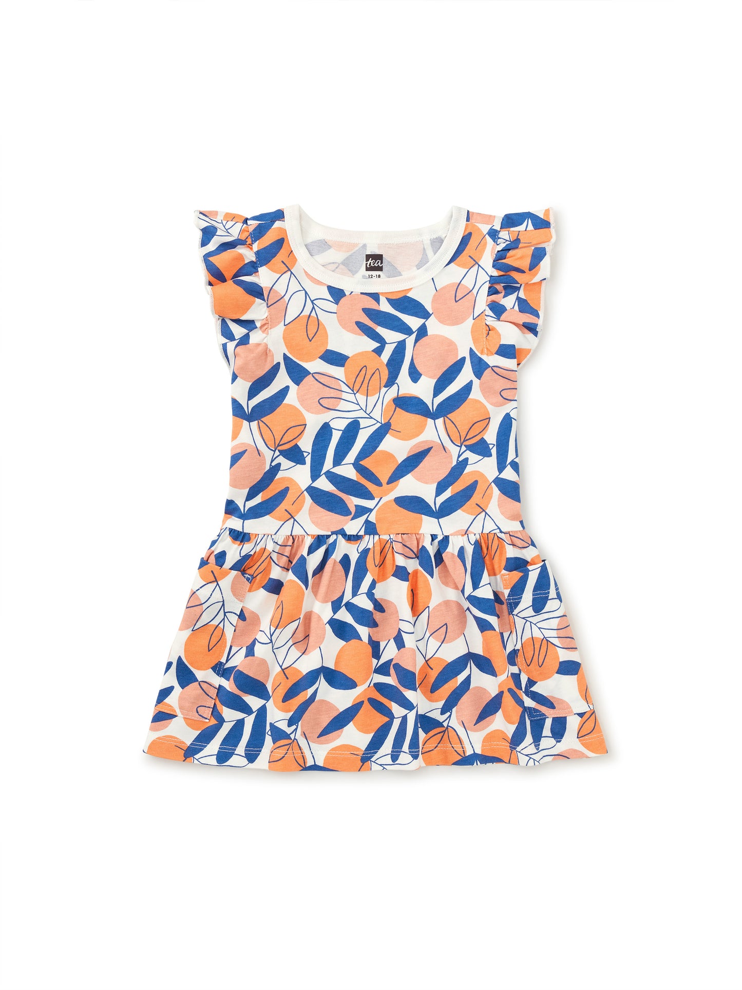 Flutter Sleeve Pocket Dress