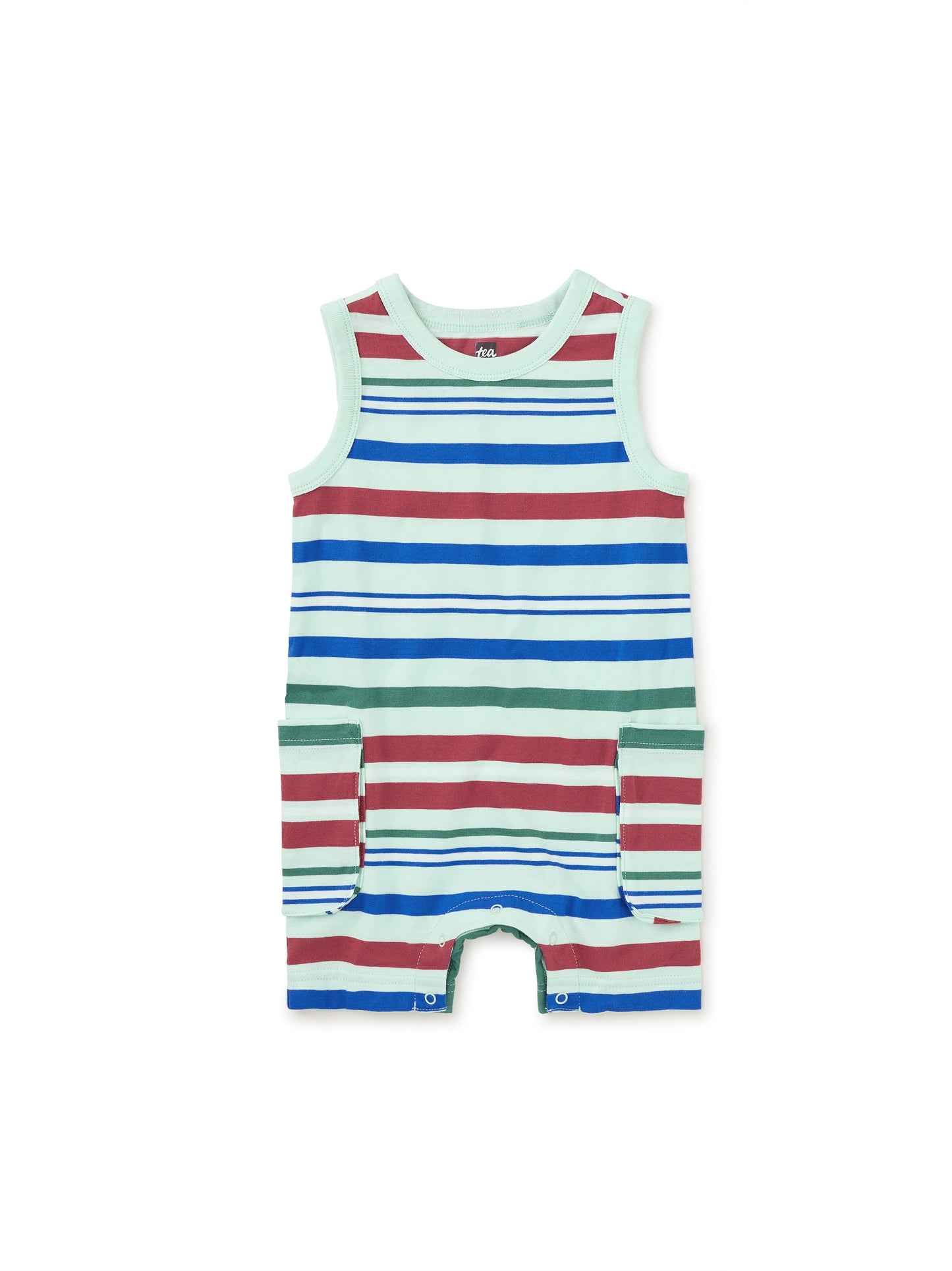 Cargo Pocket Tank Baby Romper