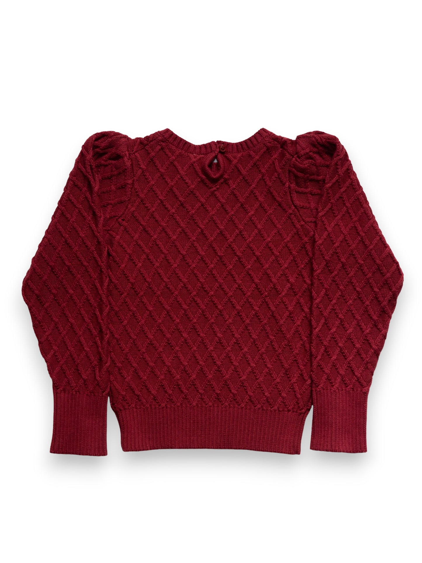 Janie & Jack Diamond Cable Knit Sweater