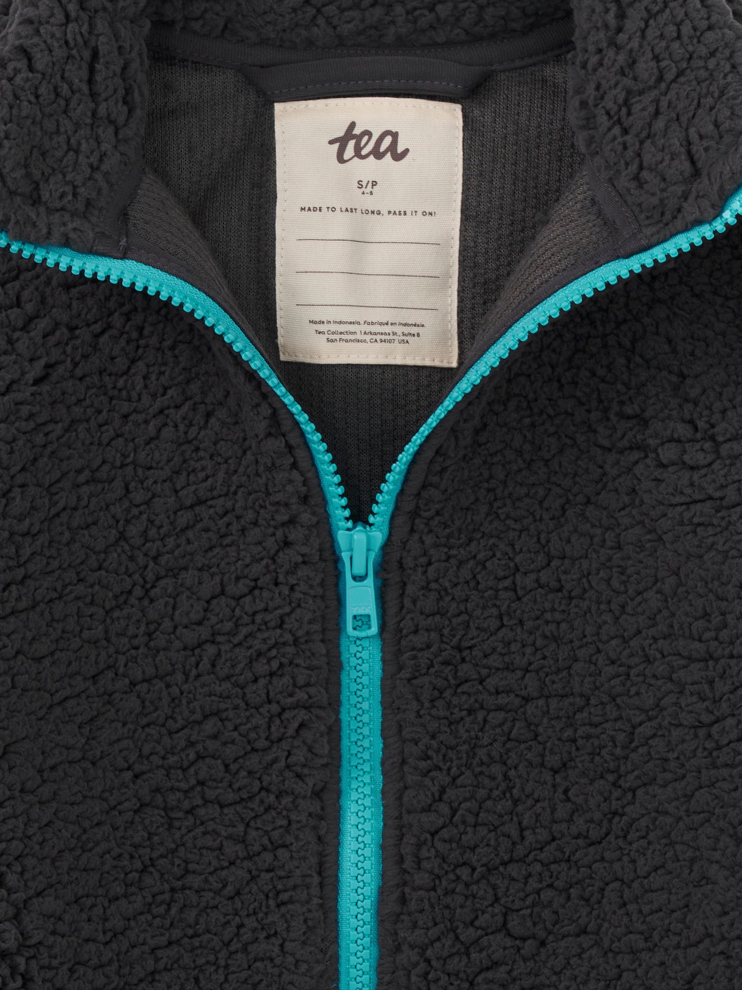 Teddy Fleece Zip Up Jacket