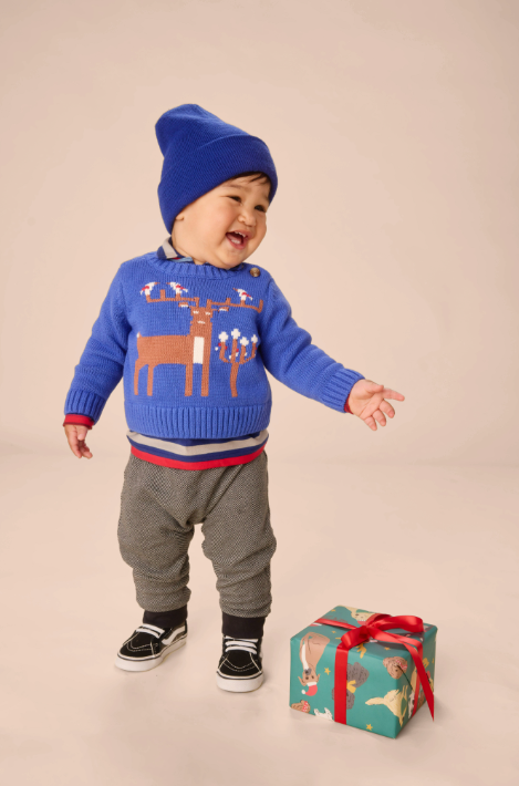 Reindeer Baby Sweater