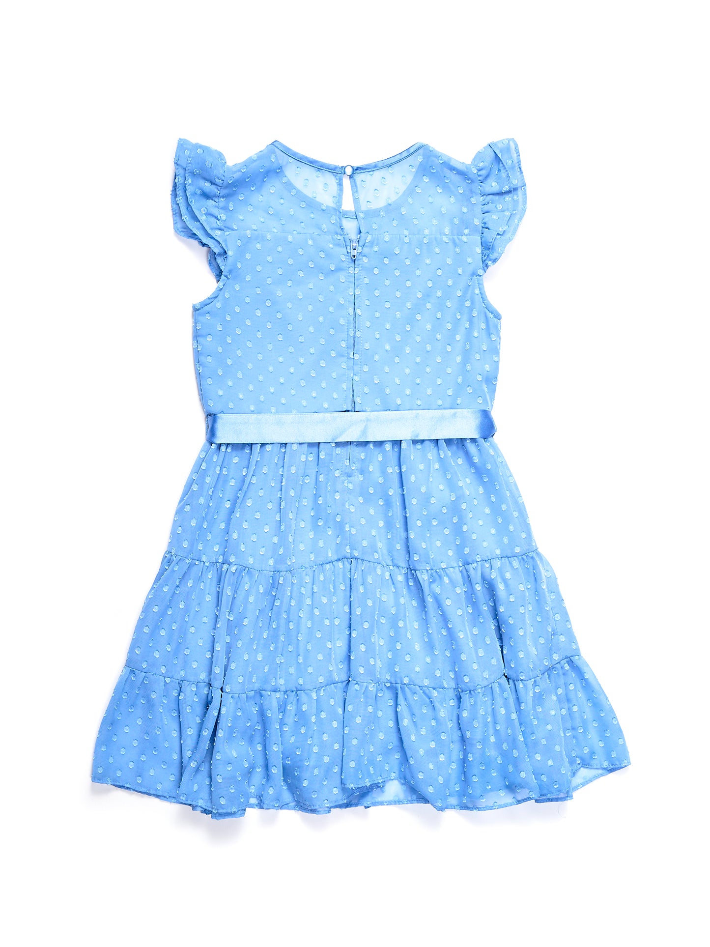 Little Angels Tonal Polka Dot Dress