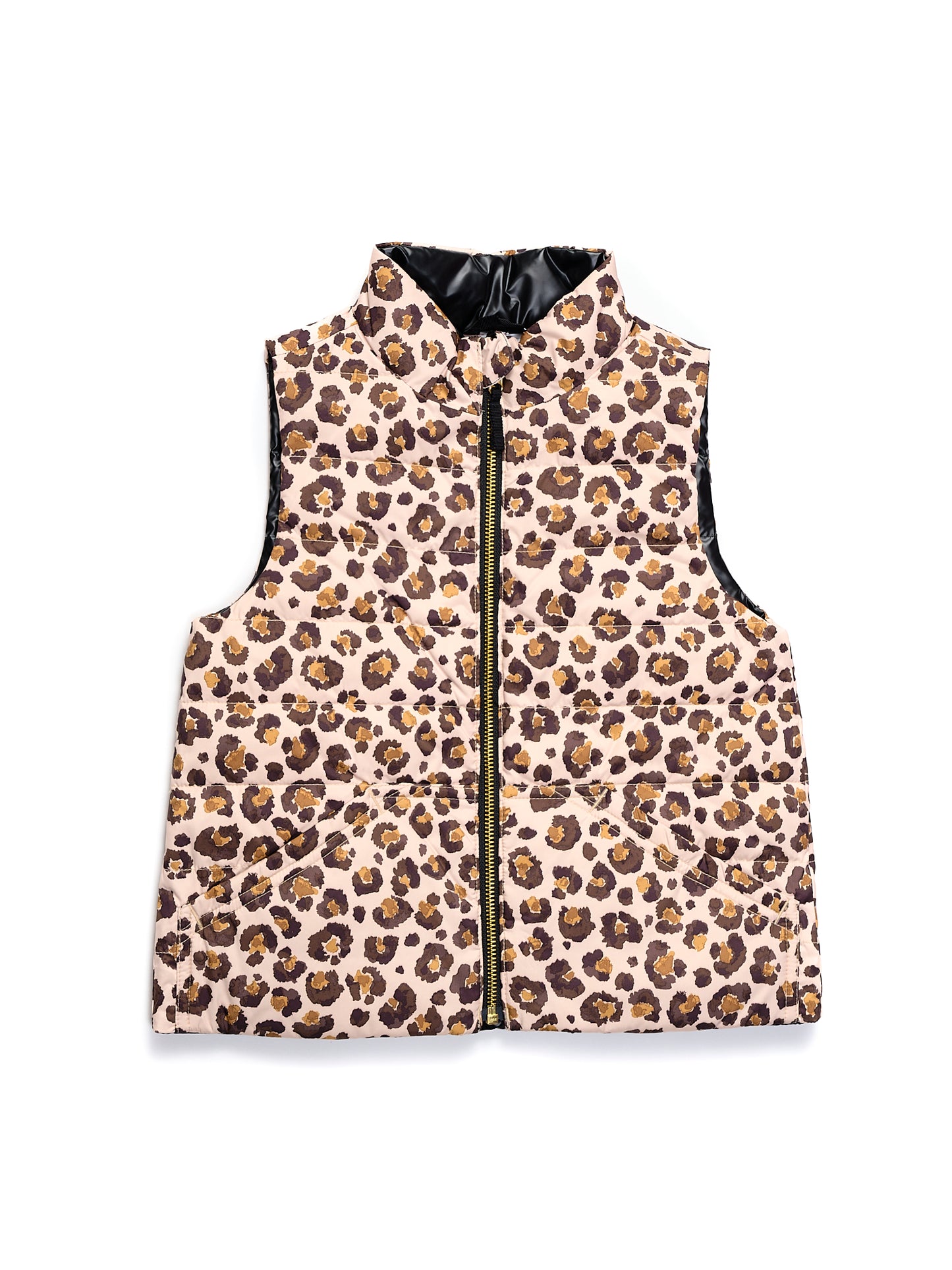 Crewcuts Animal Print Nylon Quilted Vest