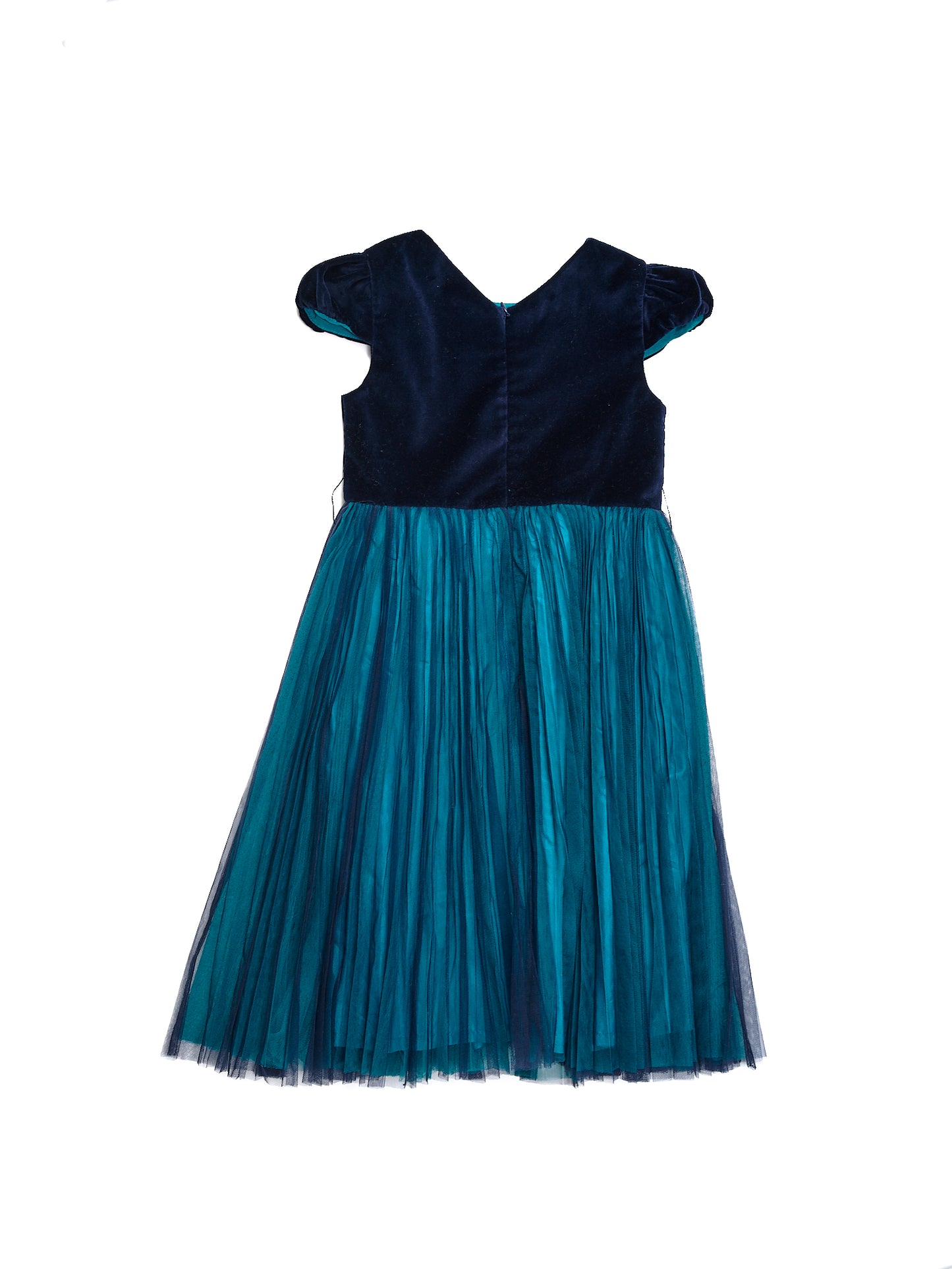 Jacadi Velvet & Tulle Dress