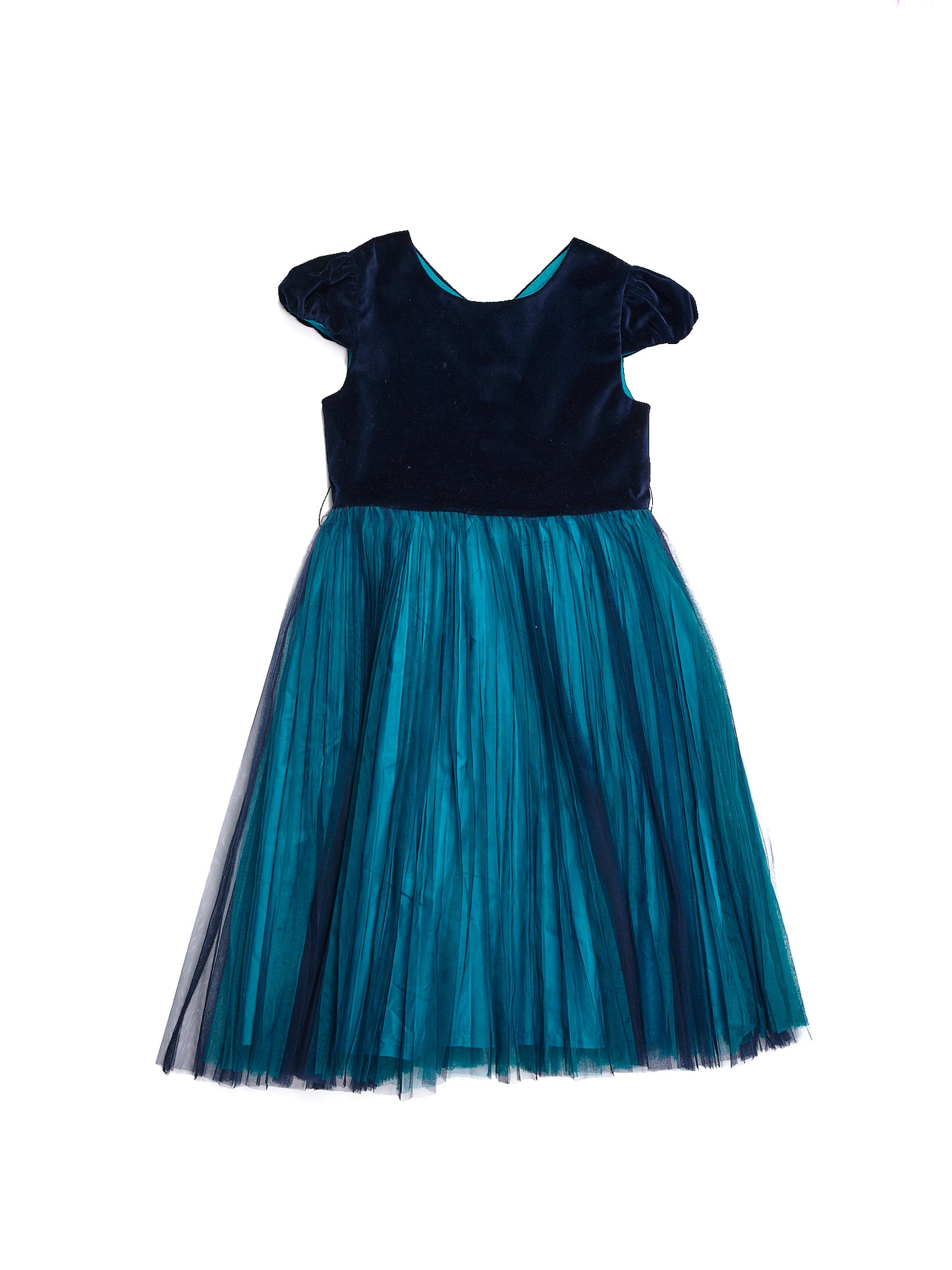 Jacadi Velvet & Tulle Dress