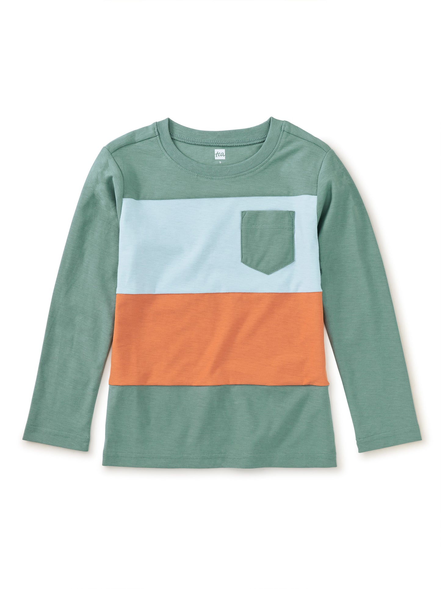 Long Sleeve Colorblock Pocket