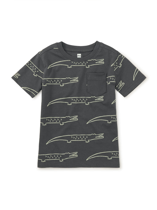 Printed Pocket Tee