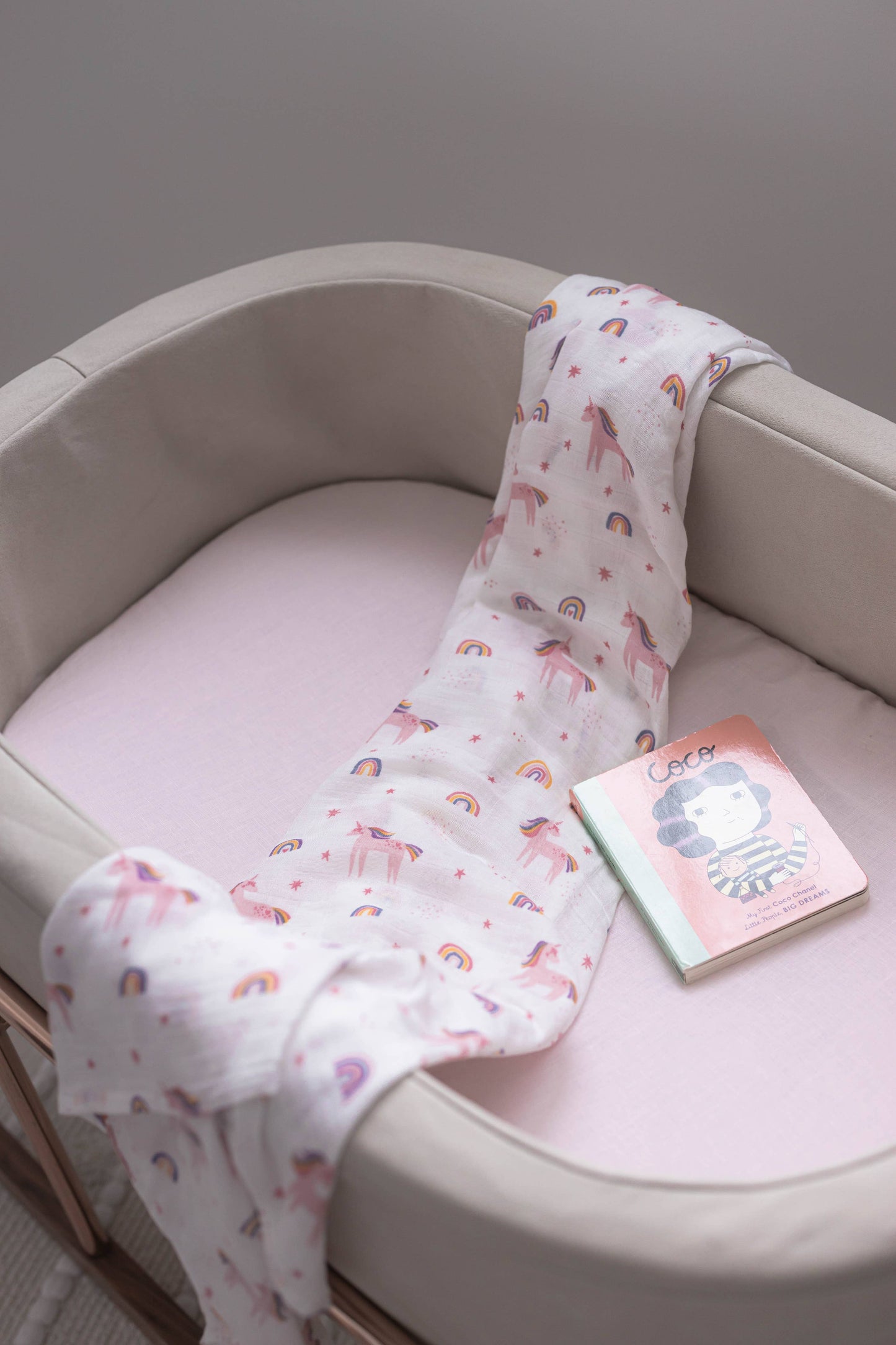 Unicorn Muslin Single Swaddle