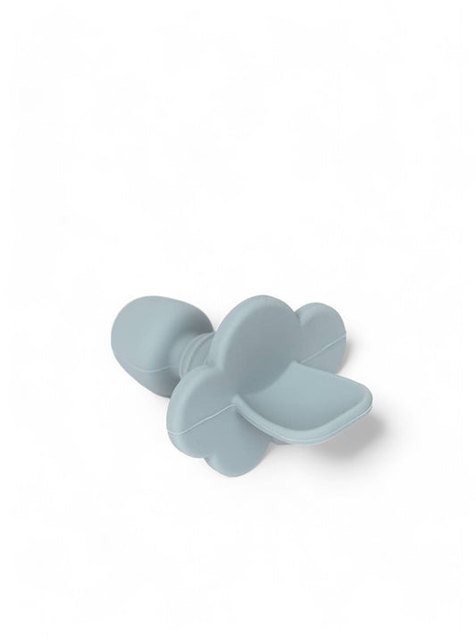 Pale Blue Silicone Infant Training Spoon