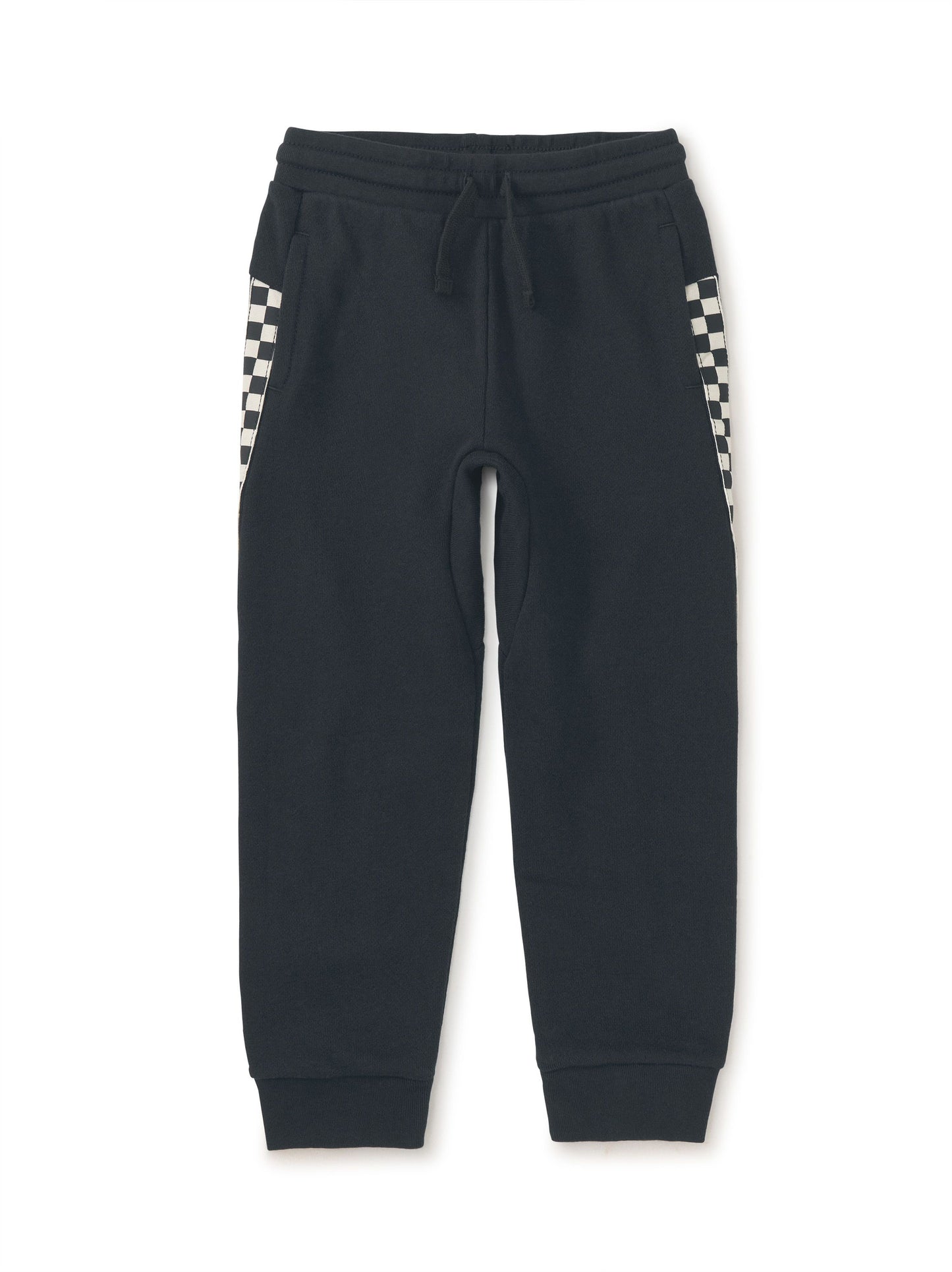 Checkered Stripe-Out Joggers