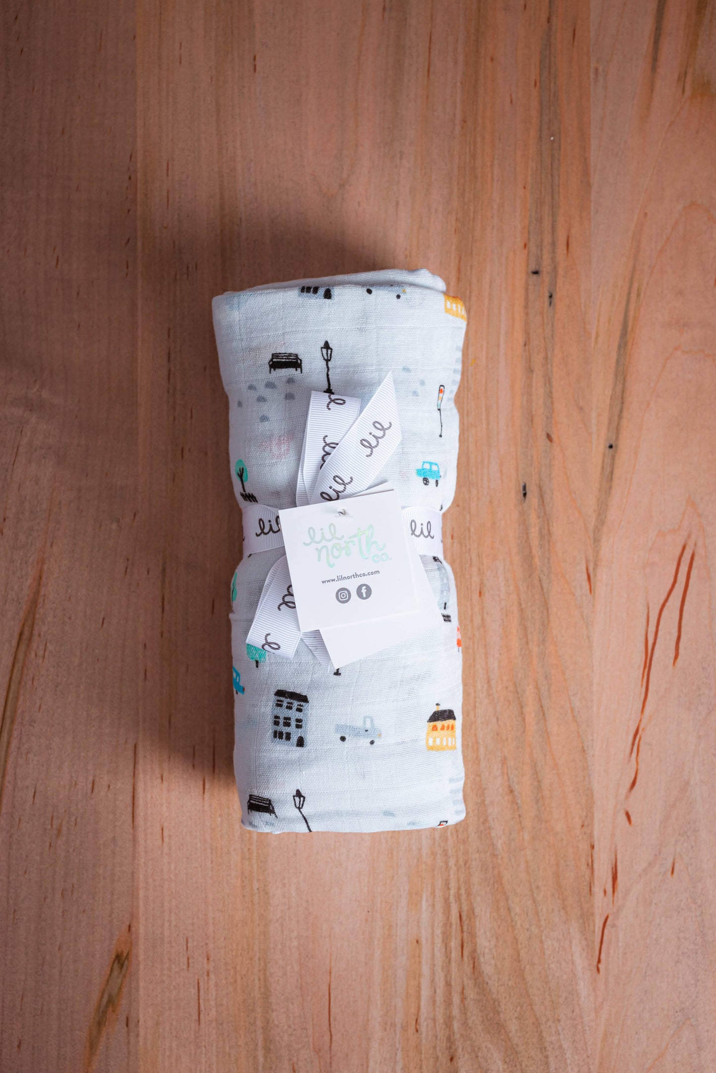 City Cars Muslin Single Swaddle