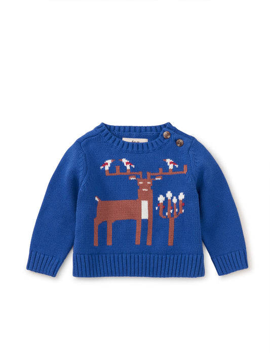 Reindeer Baby Sweater