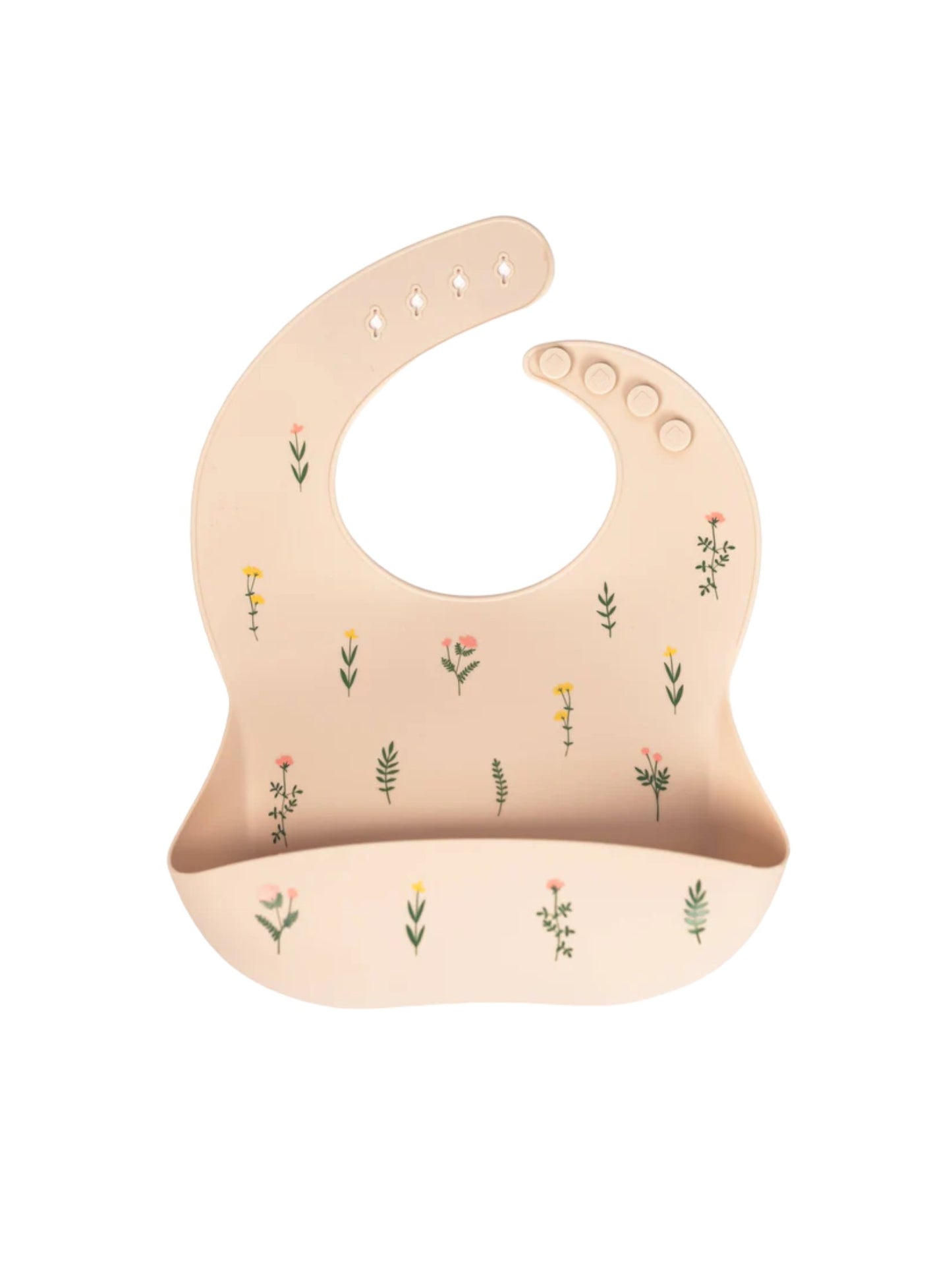 Wildflowers Silicone Bib