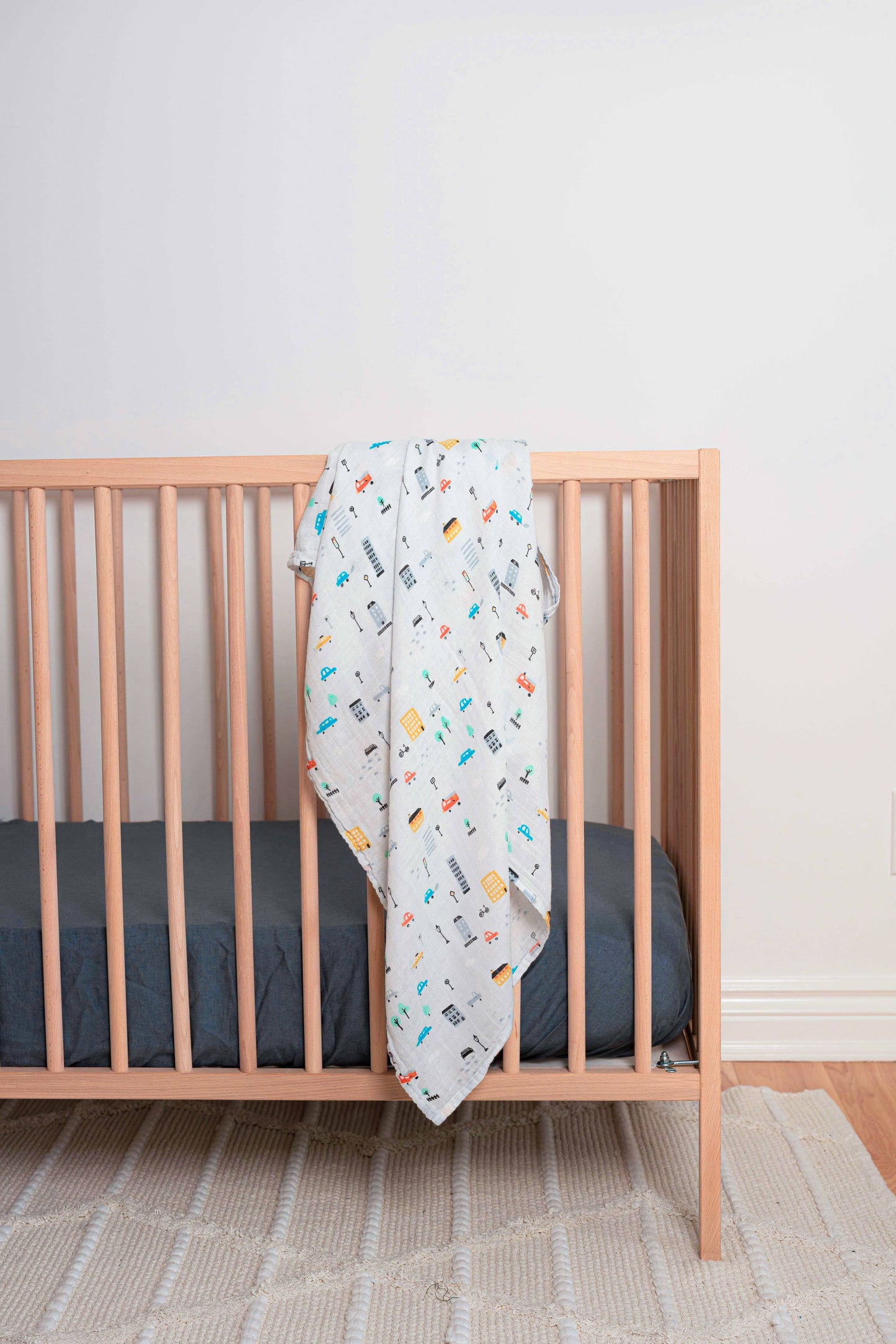 City Cars Muslin Single Swaddle