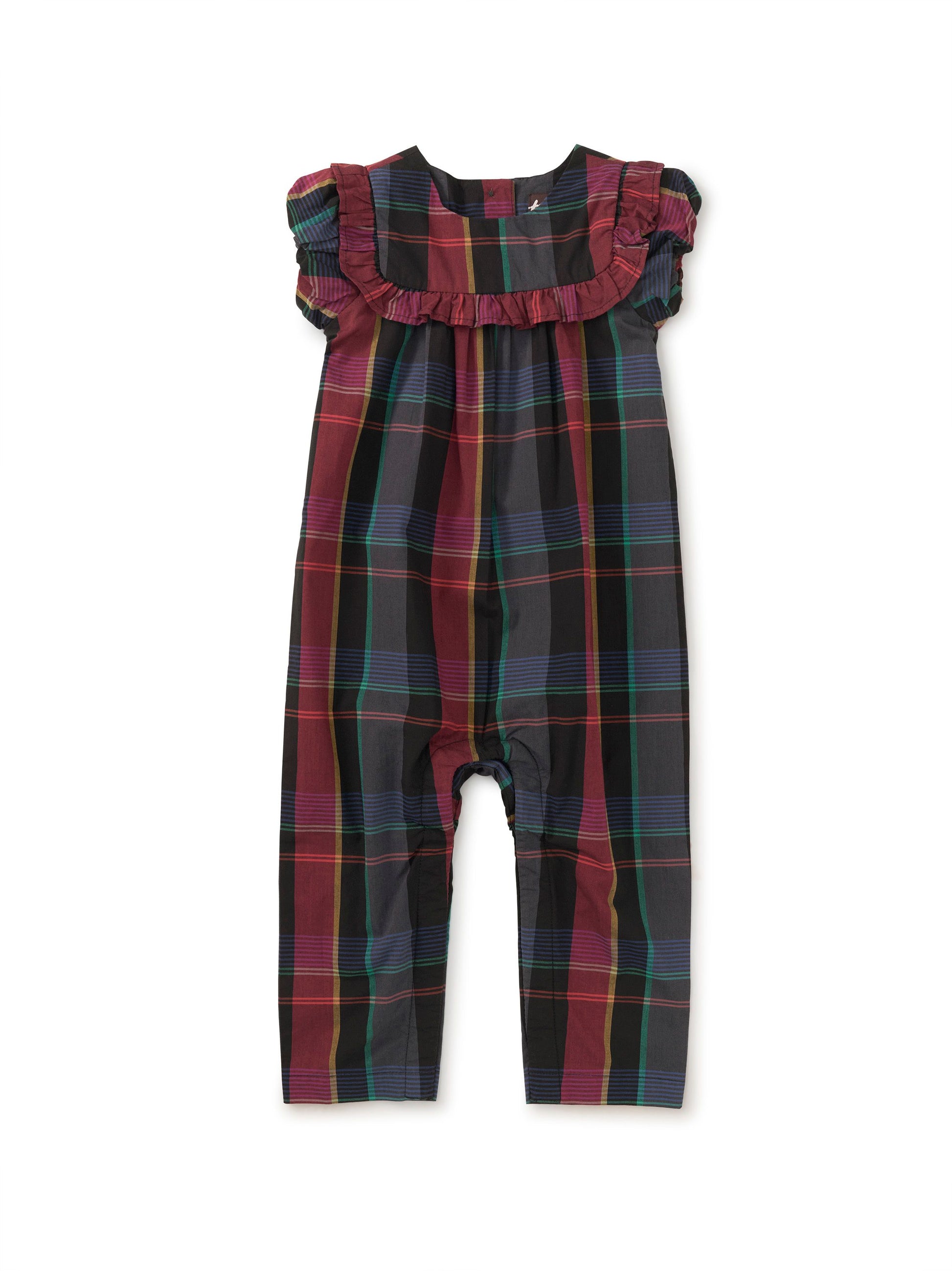 Plaid Ruffle Baby Romper Family Plaid 3-6M